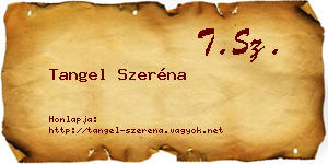 Tangel Szeréna névjegykártya